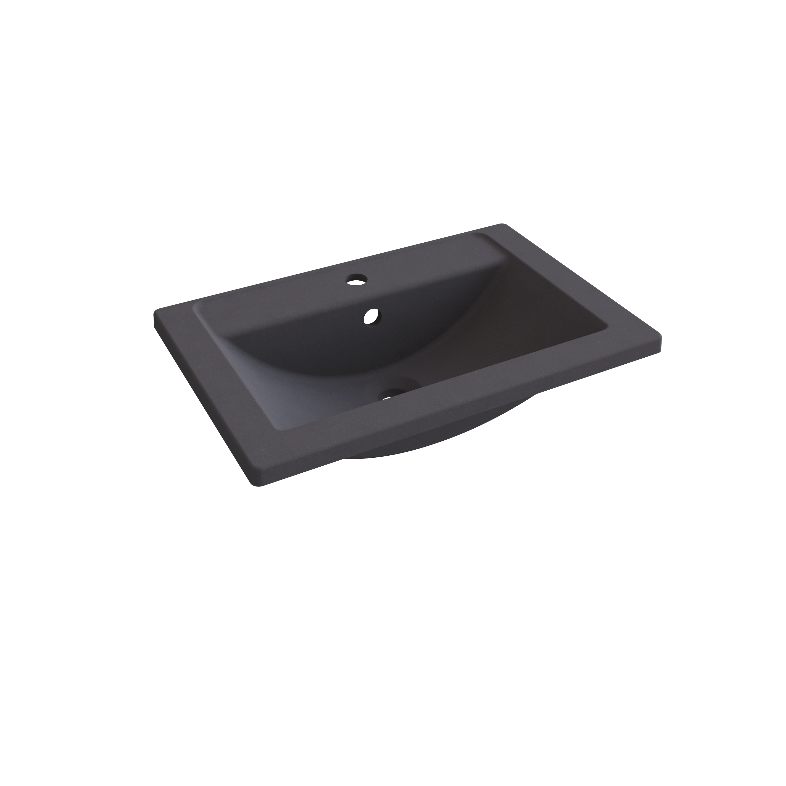 Раковина Paola Quartz Mario 600 с отверстием под смеситель