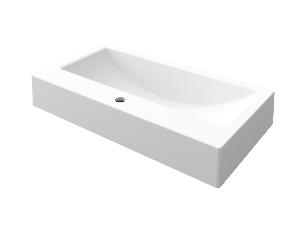 Раковина Paola Daria 800 врезная с отверстием под смеситель