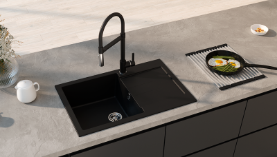 Кухонная мойка ULGRAN U-507 односекционная реверсивная