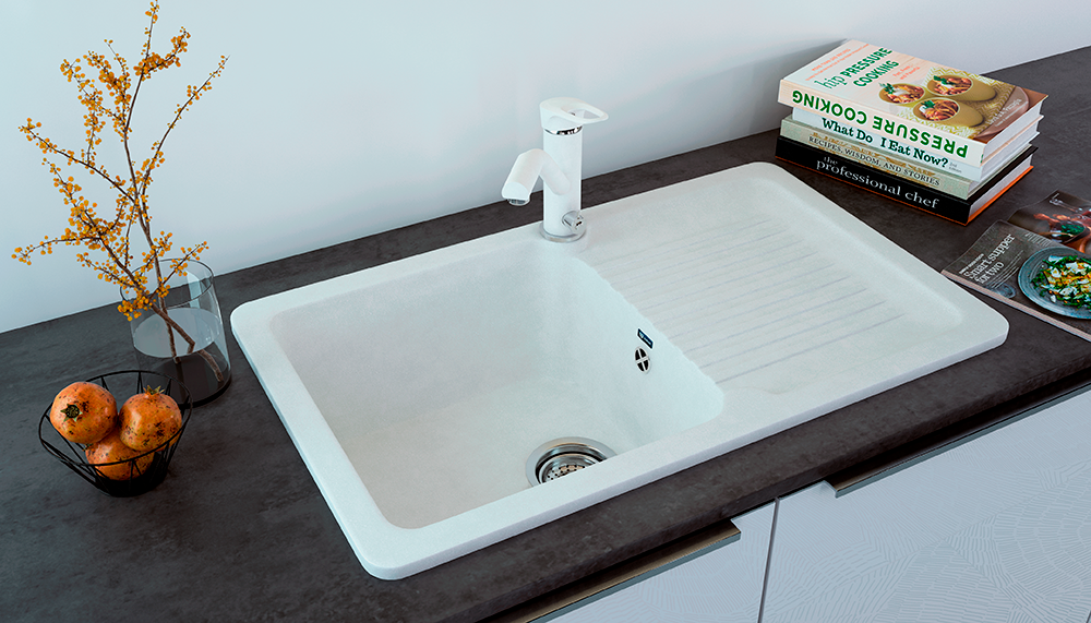 Кухонная мойка ULGRAN U-506 односекционная реверсивная