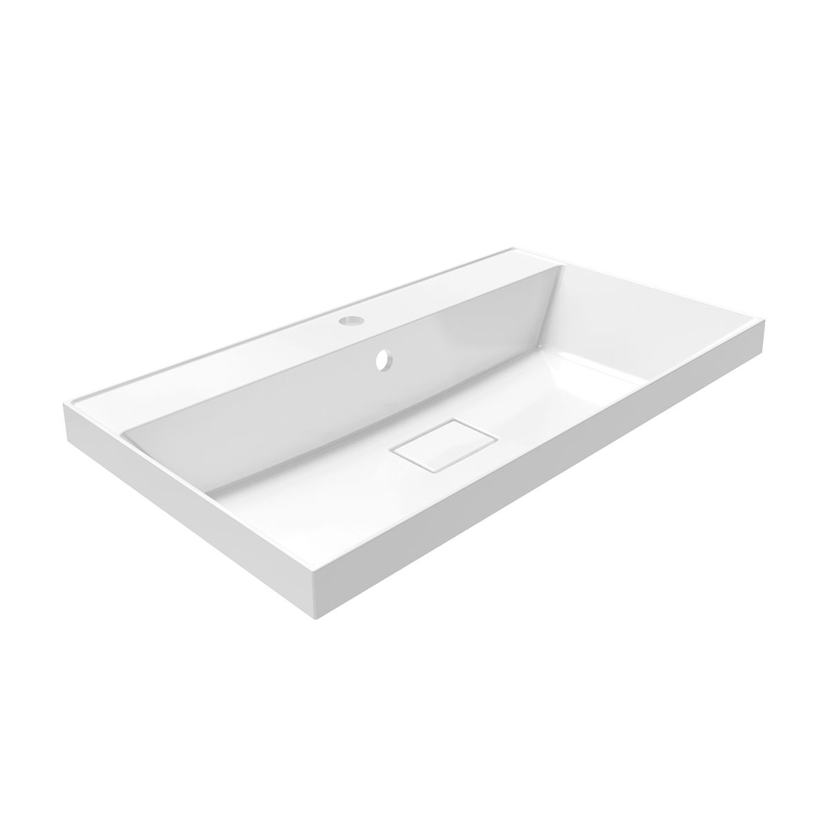 Раковина Paola Торино 800 врезная с отверстием под смеситель