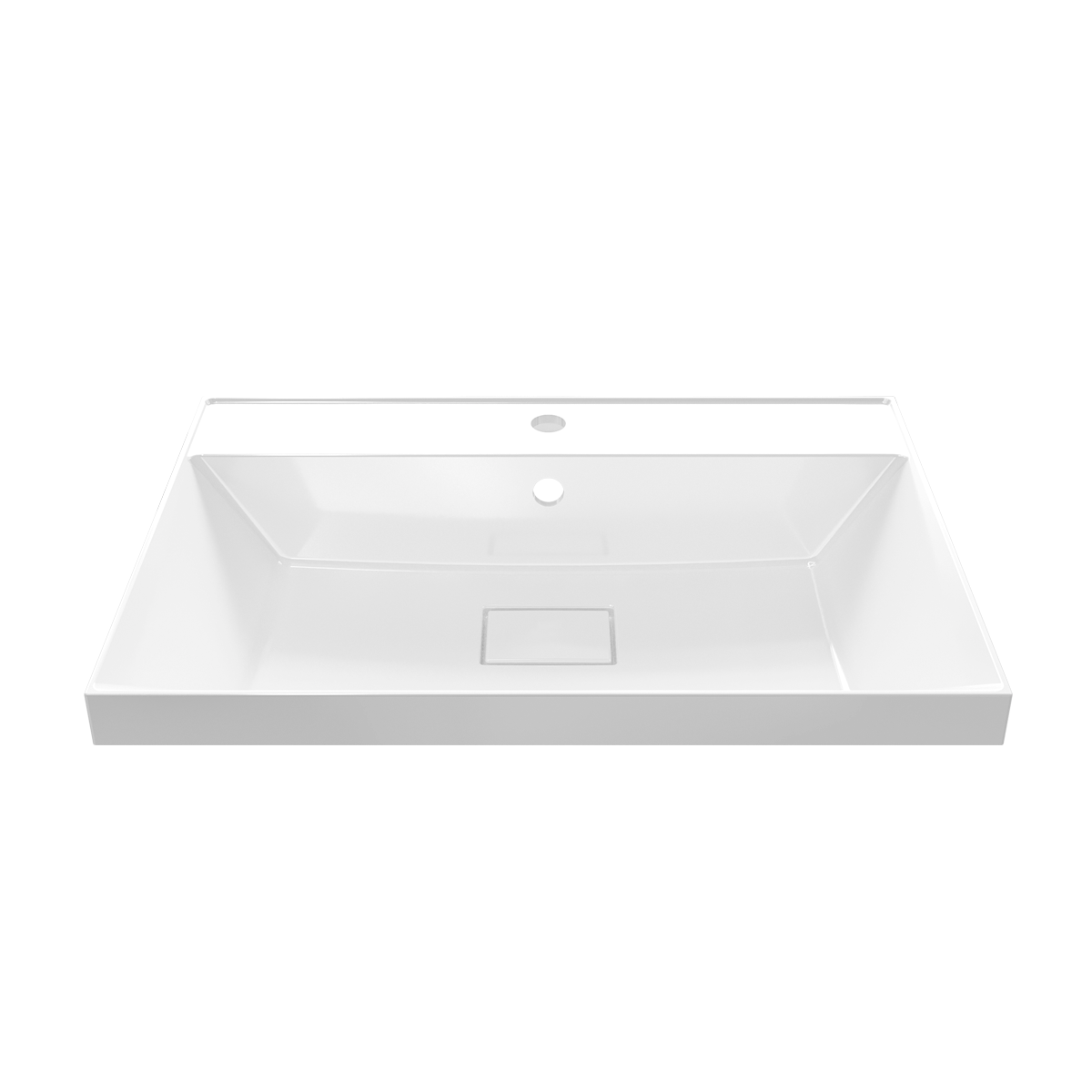 Раковина Paola Torino 700 врезная с отверстием под смеситель