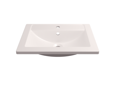 Раковина Paola Quartz Mario 600 с отверстием под смеситель