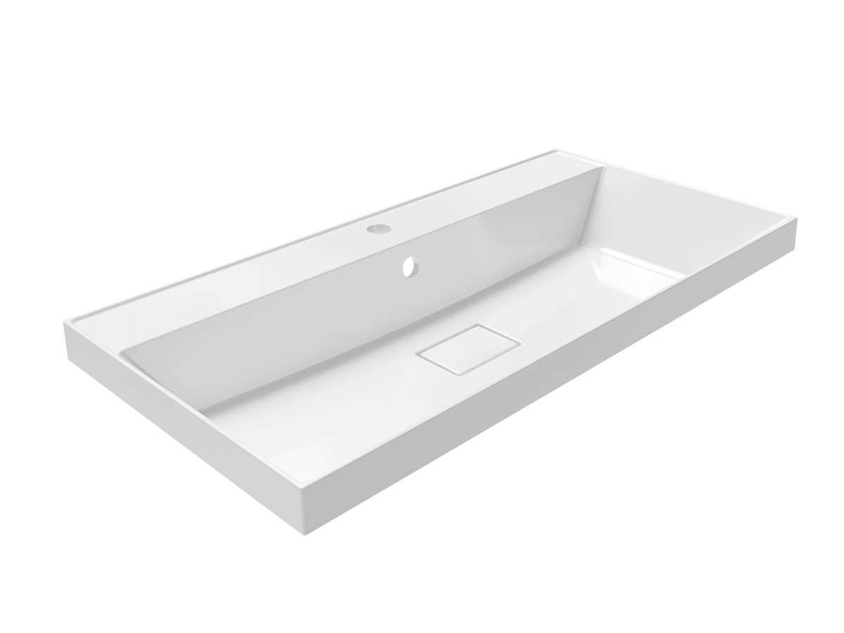 Раковина Paola Торино 900 врезная с отверстием под смеситель