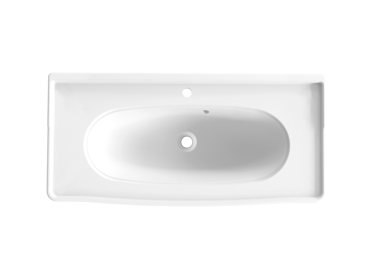 Раковина Paola Avrora 1000 врезная с отверстием под смеситель