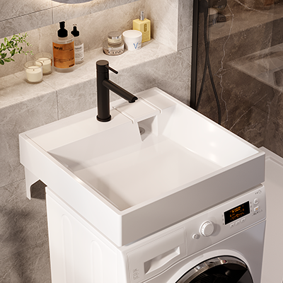 Раковина Paola Juno 600 над стиральной машиной