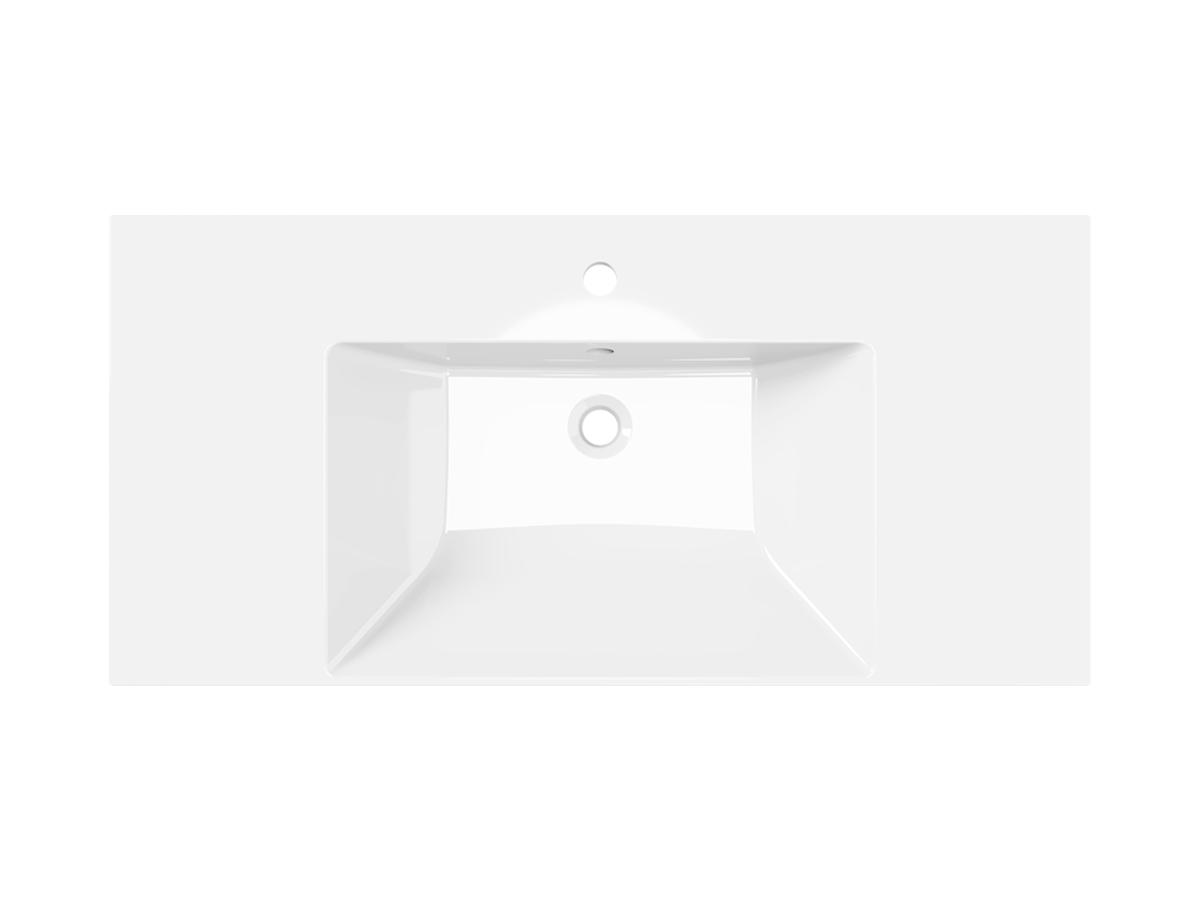 Раковина Paola Amaretto 1000 врезная с отверстием под смеситель